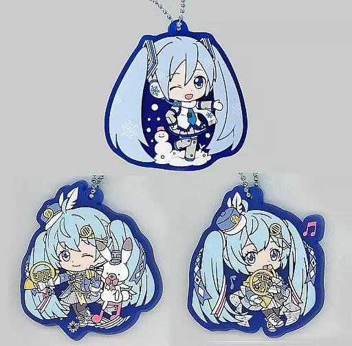 全3種セット ラバーマスコット 「ガシャポンくじ 雪ミク2020 あそーと」B賞