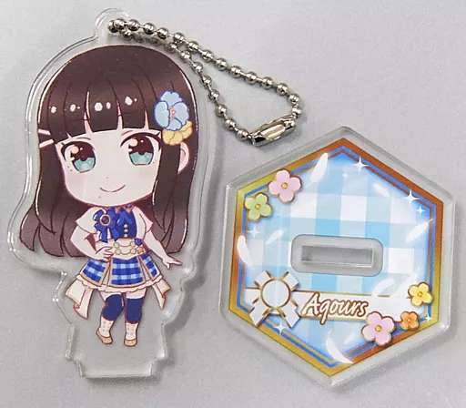 黒澤ダイヤ 「セガコラボカフェ ラブライブ!スクフェスシリーズ スタンド付きアクリルキーホルダー(Aqours スクスタデフォルメ)」