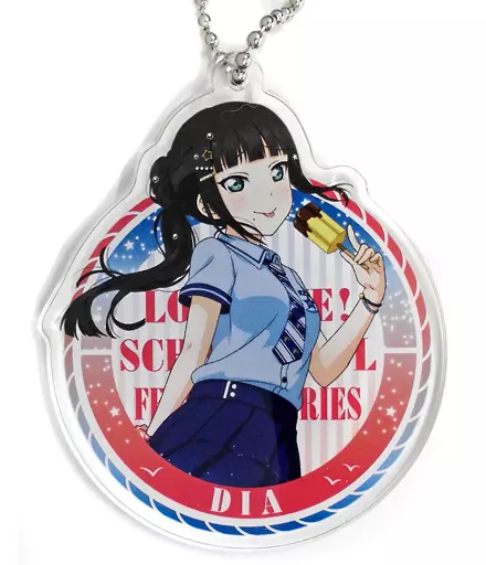 黒澤ダイヤ 「セガコラボカフェ ラブライブ!スクフェスシリーズ アクリルキーホルダー(Aqours マーメイド編)」