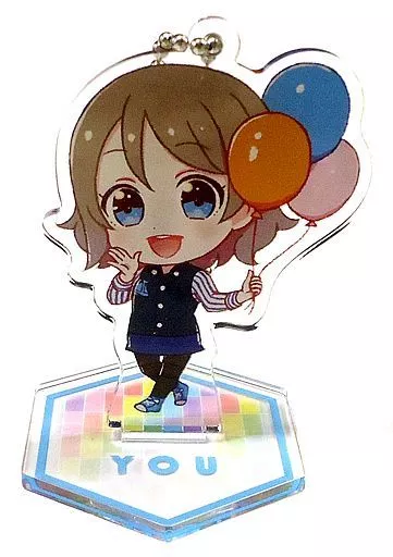 渡辺曜 「セガコラボカフェ ラブライブ!シリーズ 9th ANNIVERSARY! スタンド付きアクリルキーホルダー(Aqours セガ制服デフォルメ)」
