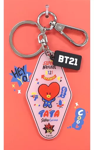 TATA(ブイ) アクリルキーホルダー(ホテルキーホルダー) 「BT21」