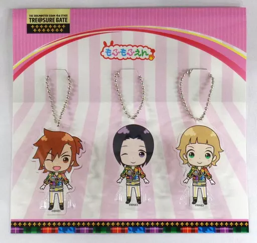 もふもふえん アクリルスタンドキーホルダー3体セット カラフルチアフルトレジャー 「THE IDOLM＠STER SideM 4th STAGE ～TRE＠SURE GATE～」