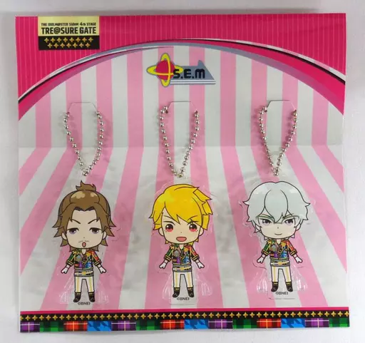 S.E.M アクリルスタンドキーホルダー3体セット カラフルチアフルトレジャー 「THE IDOLM＠STER SideM 4th STAGE ～TRE＠SURE GATE～」