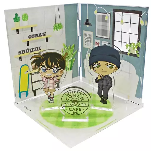 江戸川コナン＆赤井秀一 アクリルジオラマ 「名探偵コナンカフェ2020」_image