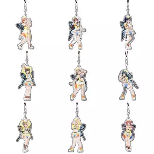 全9種セット 「ラブライブ!サンシャイン!! メタルチャームストラップ 未体験HORIZON Ver.」