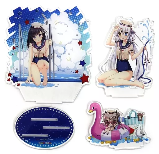 [単品] 葛ノ葉チトセ＆四葉琥珀 アクリルクリアスタンド 「PCソフト 俺の姿が、透明に!? 不可視の薬と数奇な運命 特別限定版」 同梱特典