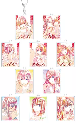全10種セット 「五等分の花嫁 トレーディング Ani-Art アクリルキーホルダー vol.2」
