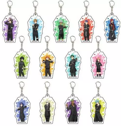 全13種セット 「KING OF PRISM -Shiny Seven Stars- アクリルキーホルダー 06.黒衣装ver.」