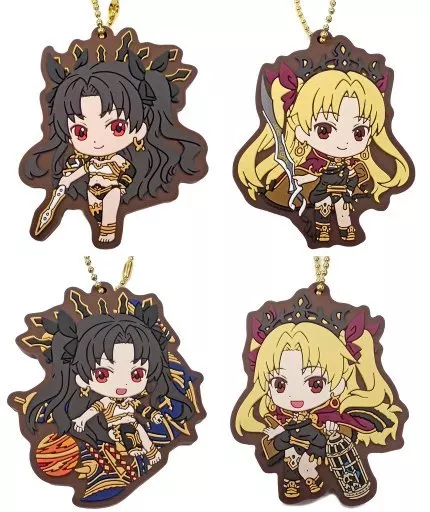 全4種セット ラバーマスコット 「ガシャポンくじ Fate/Grand Order 天と冥府の女主人あそーと」 B賞