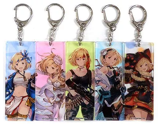 ジータ アクリルキーホルダー5種セット 「C97 GRANBLUE FANTASY-グランブルーファンタジー- ジョブコレクションバッグ」