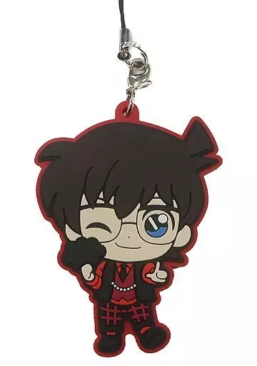 江戸川コナン ラバーストラップ 「セガ ラッキーくじ 名探偵コナン -SCARLET Evening Collection-」 K賞
