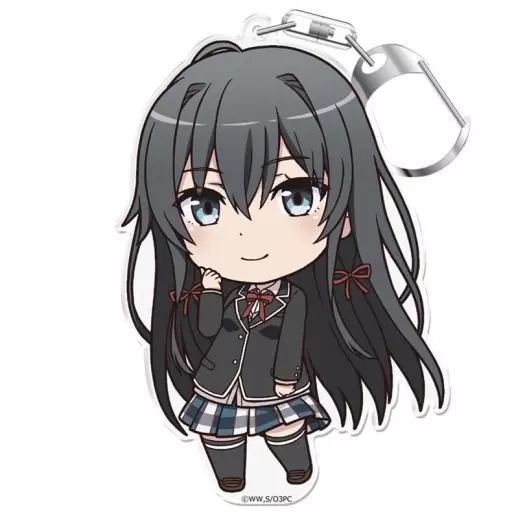 雪ノ下雪乃 ぷにこれ!キーホルダー(スタンド付) 「やはり俺の青春ラブコメはまちがっている。完」