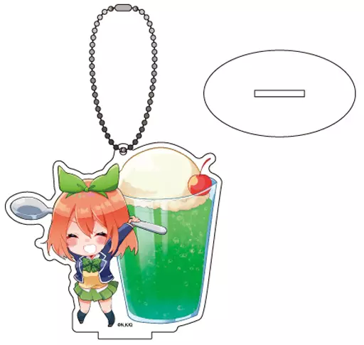 09.中野四葉(お食事ver.) フォトきゃら アクリルスタンドキーホルダー 「五等分の花嫁」