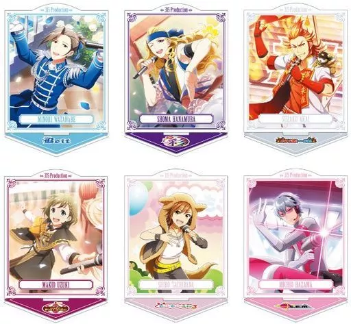 全6種セット 「アイドルマスター SideM トレーディングアクリルスタンド Ver.F」