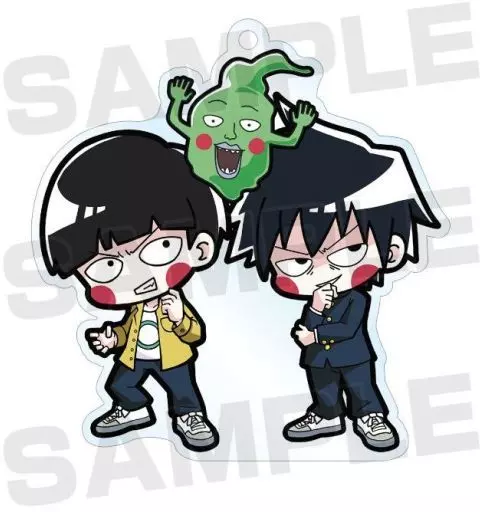 影山茂夫＆影山律 「モブサイコ100 II ちびキャラ エクボ憑依ver トレーディングアクリルキーホルダー」