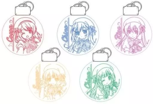全5種セット 「ご注文はうさぎですか?? LEDキーホルダー 第1弾」