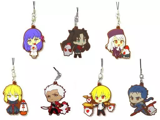 全7種セット 「劇場版 Fate/stay nightラバーストラップ」 ローソン・Loppi・HMV限定