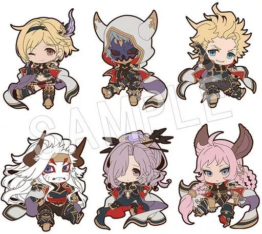 全6種類 「GRANBLUE FANTASY-グランブルーファンタジー ぺたん娘トレーディングラバーストラップVol.4」