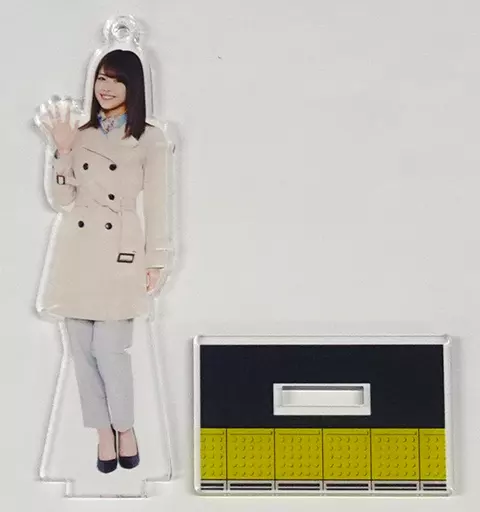 金澤朋子(Juice=Juice) フィギュアスタンドキーホルダー A 黄色い線の内側で並んでお待ちくださいver. Hello! Projectオフィシャルショップ限定