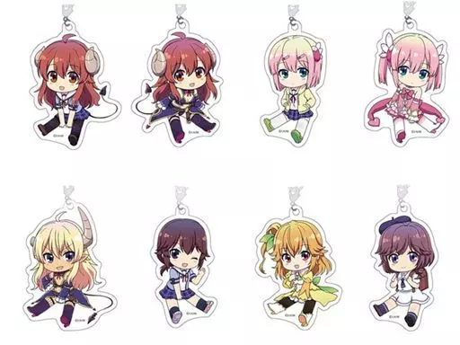 全8種セット 「まちカドまぞく ぺたん娘トレーディングアクリルストラップ」