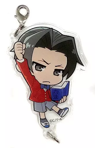 雑貨　御剣怜侍(子供時代) 「逆転裁判×アニメガカフェ つかまりんこアクリルキーホルダー」