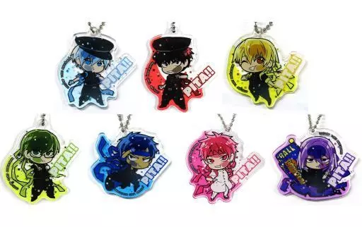 全7種セット 「黒子のバスケ -黒バス応援団-フェア ぴた!でふぉめ黒子のバスケ 応援団アクリルキーホルダー」