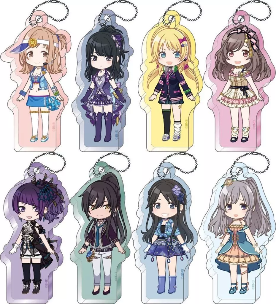 全8種セット 「アイドルマスター シャイニーカラーズ スタンディングアクリルキーホルダーコレクション A」