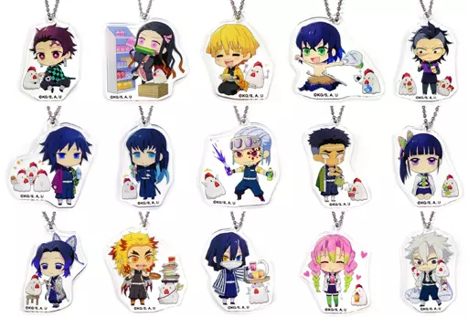 全15種セット 「鬼滅の刃×ローソン アクリルキーホルダー」