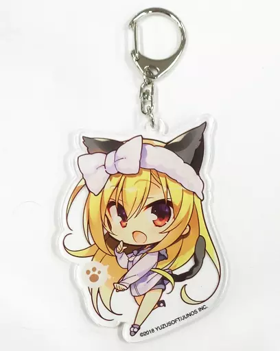 在原七海(ねこみみ部屋着ver.) キングキーホルダー 「RIDDLE JOKER」 ゆずソフトショップ限定