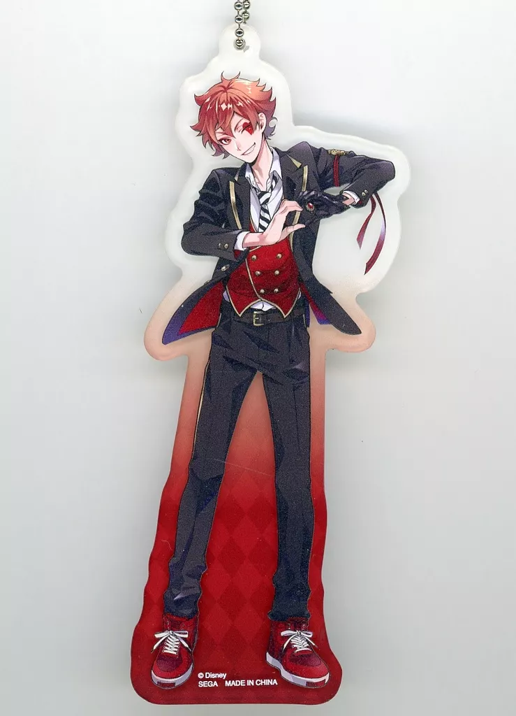 エース・トラッポラ(制服) アクリルチャーム 「ディズニー ツイステッドワンダーランド」 セガ限定