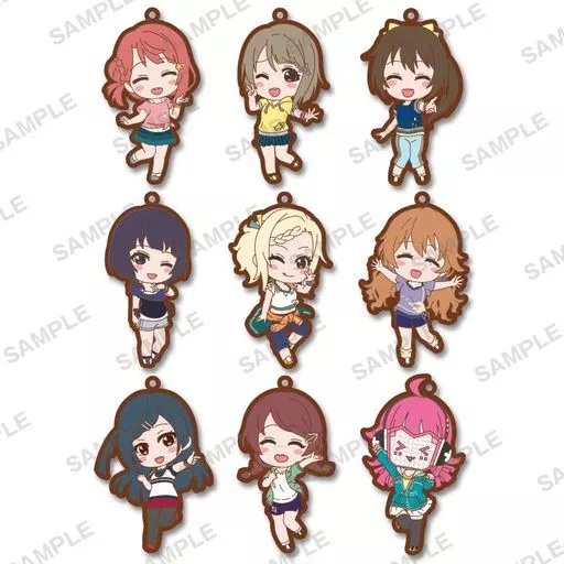 全9種セット 「虹ヶ咲学園スクールアイドル同好会 ラブライブ!スクフェスALL STARS トレーディングラバーストラップ」