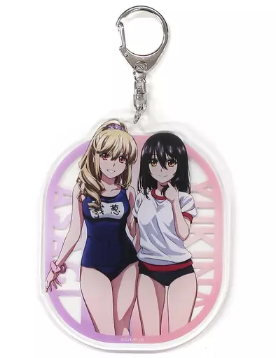 B.姫柊雪菜＆藍羽浅葱 デカキーホルダー 「ストライク・ザ・ブラッドIV」
