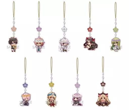 全9種セット 「Fate/Grand Order -絶対魔獣戦線バビロニア- ゆらゆらチャームコレクション ～floral decorations～」