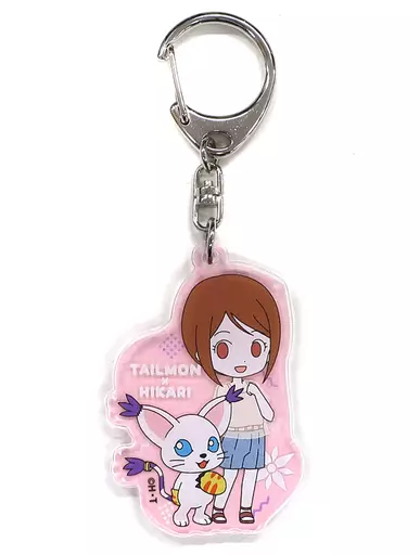 八神ヒカリ＆テイルモン 「デジモンアドベンチャー LAST EVOLUTION 絆 公開記念 東急ハンズコラボフェア トレーディングアクリルキーホルダー 第二弾」