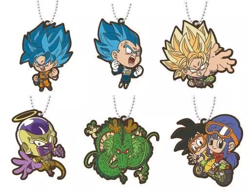 全6種セット 「ドラゴンボール超 超戦士カプセルラバーマスコット」