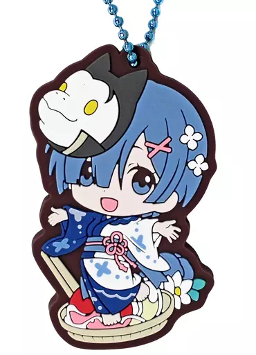 レム(浴衣) ラバーストラップ 「ガシャポンくじ Re：ゼロから始める異世界生活あそーと レム＆ラム3」 B賞
