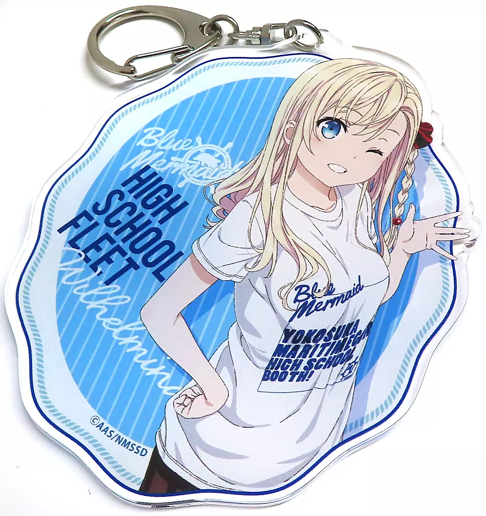ヴィルヘルミーナ・ブラウンシュヴァイク・インゲノール・フリーデブルク デカキーホルダー 2019カレーver. 「劇場版 ハイスクール・フリート 横須賀女子海洋学校模擬店 in よこすかカレーフェスティバル2019」