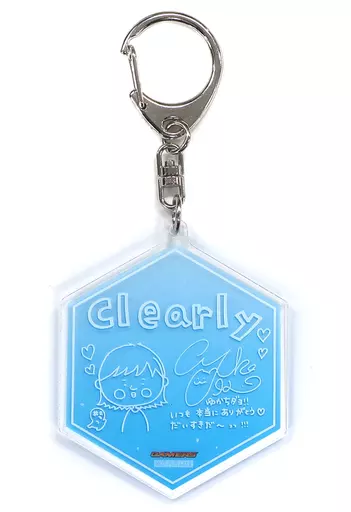 井口裕香 似顔絵イラスト入りアクリルキーホルダー 「CD clearly 初回生産限定盤」 ゲーマーズ購入特典