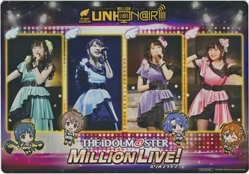 4 Luxury アクリルパネル 「Blu-ray THE IDOLM＠STER MILLION LIVE! 6thLIVE TOUR UNI-ON＠IR!!!! LIVE Blu-ray Angel STATION ＠SENDAI」 A-on STORE/L-MART/アスマート購入特典