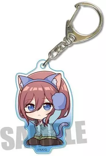 中野三玖 ねこかぶりアクリルキーホルダー 「五等分の花嫁」