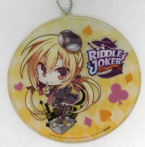 在原七海 PVCキーホルダー 「RIDDLE JOKER 在原七海 あみあみ限定版 1/7 ABS＆PVC製塗装済み完成品」 あみあみ購入特典
