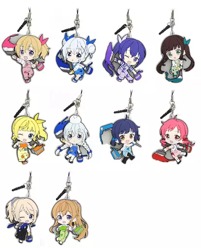 全10種セット 「ご注文はうさぎですか??～Sing For You～ ラバーストラップ ペイントver.」