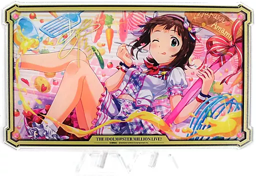 天海春香 アクリルスタンド 「アイドルマスター ミリオンライブ!」 アイドルマスターオフィシャルショップ くじM＠STER A賞（台座・スタンドパーツ欠品）