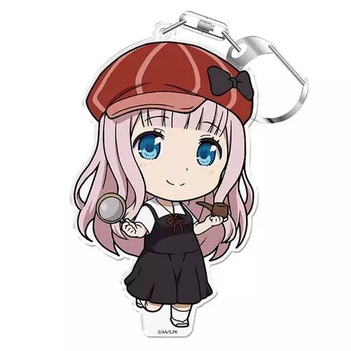 藤原千花 ラブ探偵Ver. ぷにこれ!キーホルダー(スタンド付) 「かぐや様は告らせたい～天才たちの恋愛頭脳戦～」