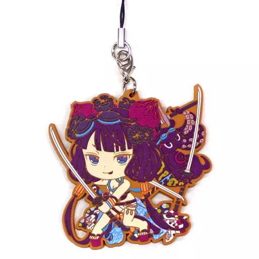 セイバー/葛飾北斎 ラバーストラップ きゅんキャラいらすとれーしょんず 「一番くじ Fate/Grand Order～水着剣豪七色勝負!～」 G賞