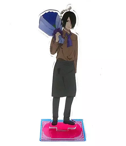 雑貨　うちはサスケ スタンド付きビッグアクリルキーホルダー 「セガコラボカフェ ぴえろ40周年記念 BORUTO-ボルト- NARUTO NEXT GENERATIONS」