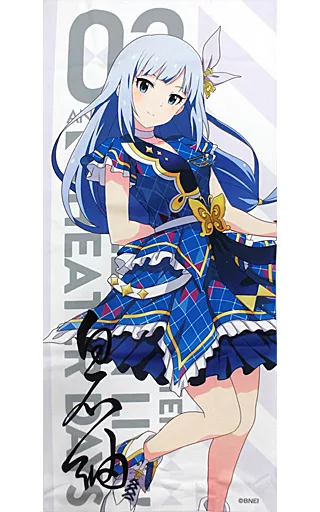 白石紬 フルカラータオル インフィニット・スカイver. 「アイドルマスター ミリオンライブ! シアターデイズ 3周年記念ショップ in アニメイト」 受注生産限定