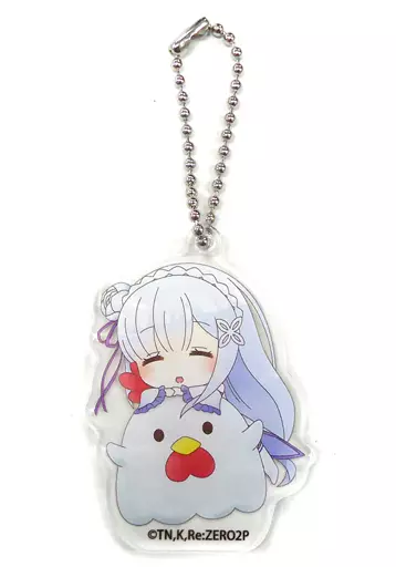 エミリア(からあげクン) 「Re：ゼロから始める異世界生活×ローソン アクリルキーホルダーA」 Loppi・HMV＆BOOKS online限定