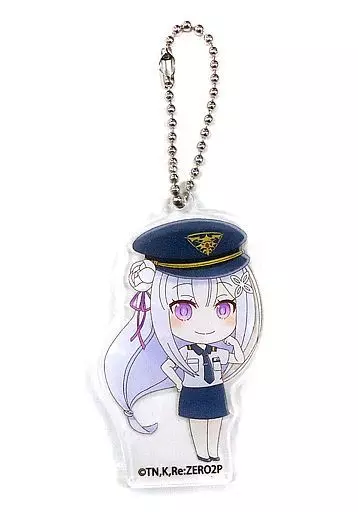 エミリア(キャビンアテンダント) 「Re：ゼロから始める異世界生活×ローソン アクリルキーホルダーB」 Loppi・HMV＆BOOKS online限定