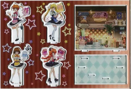 なのは＆フェイト＆はやて＆ヴィータ＆リインフォースII アクリルジオラマ 「魔法少女リリカルなのは 15th Anniversary Party」
